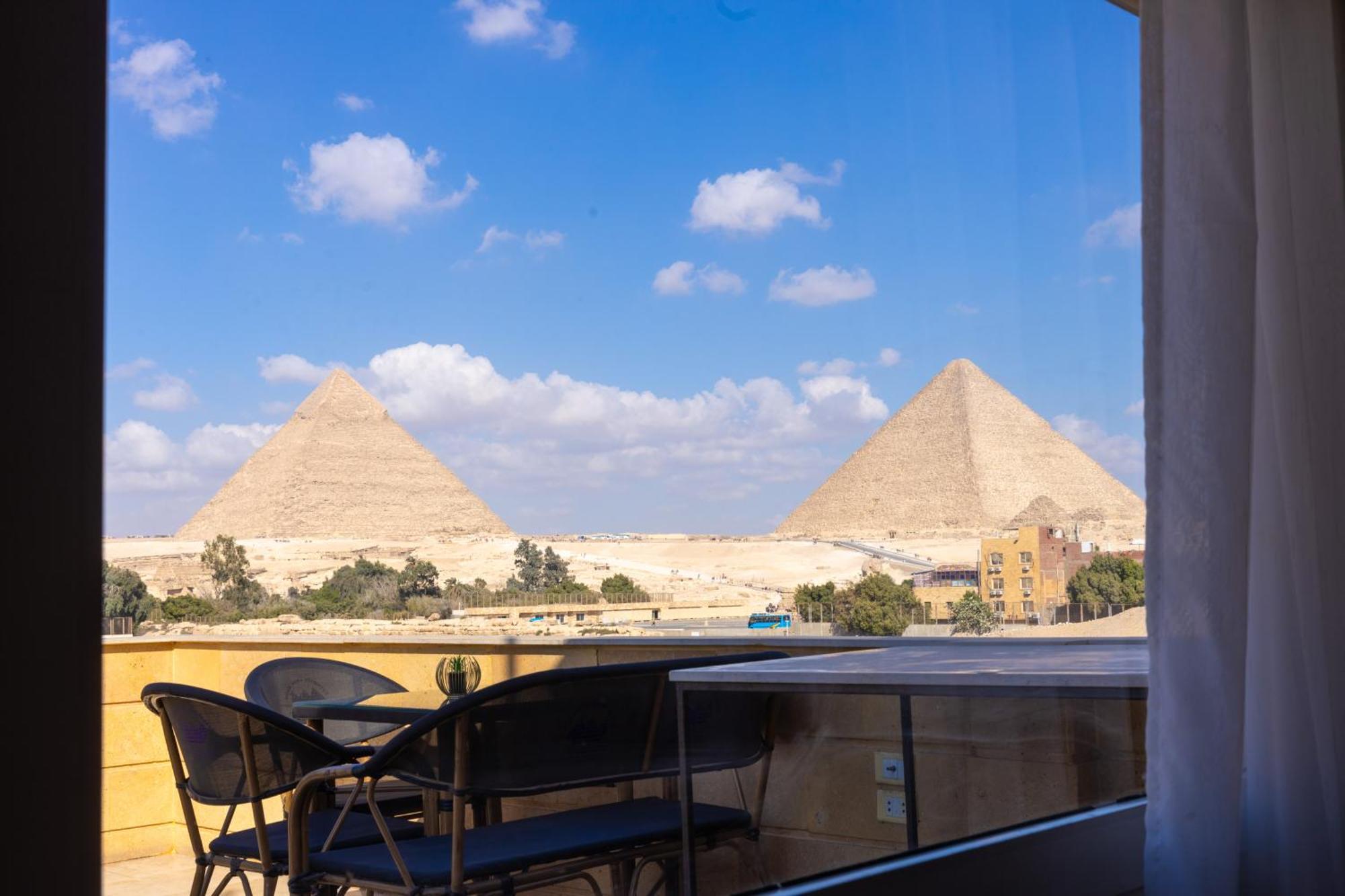 Pyramids Land Palace Kafret el-Gabal Exteriör bild
